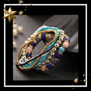 Jewelry - Beautiful 7 piece beaded bracelet Jewelry - Beautiful 7 piece beaded bracelet